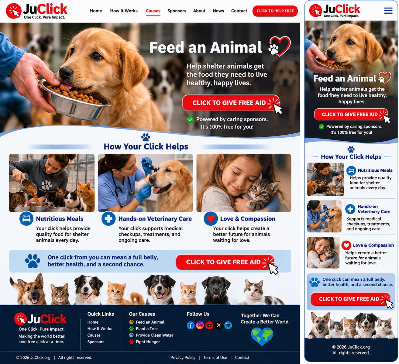 Positive human and animal connection representing compassionate care